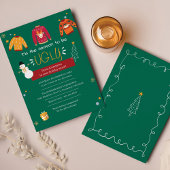 Kerst Lelijke trui Party uitnodiging