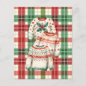 Kerst Lelijke trui Stemmen Kaart (Achterkant)