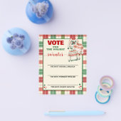 Kerst Lelijke trui Stemmen Kaart (Enkel)