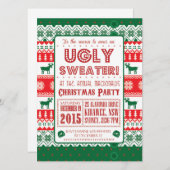 Kerst - Lelijke trui - Tacky - Uitnodiging (Voorkant / Achterkant)