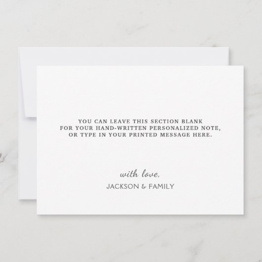 Kerst lelijke truien dank je kaart (Achterkant)