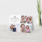 Kerst Lentebes Foto's Grootouders Feestdagen Kaart (Voorkant)