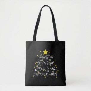 Kerst Leraar - Kerst Wiskunde Lerarenboom Tote Bag