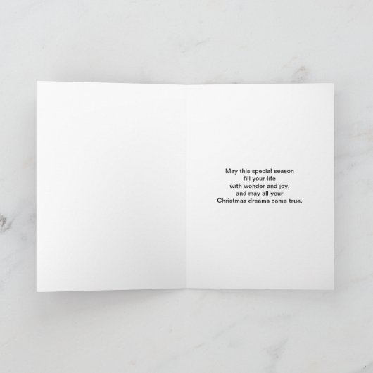 Kerst, Leraar, Sneeuwkoningin Ballerina Kaart (Binnen)