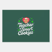 Kerst Leraar van Slimme Cookies Leraar Leven Inpakpapier Vel (Voorkant)