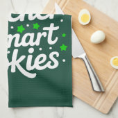 Kerst Leraar van Slimme Cookies Leraar Leven Theedoek (Quarter Fold)