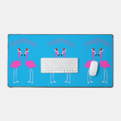 Kerst Lesbian Flamingos Flamingo Belles Bureaumat (Keyboard & Muis)