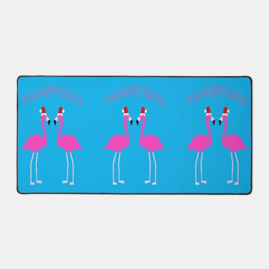 Kerst Lesbian Flamingos Flamingo Belles Bureaumat (Voorkant)