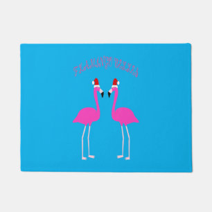 Kerst Lesbian Flamingos Flamingo Belles Deurmat