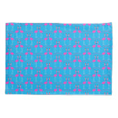 Kerst Lesbian Flamingos Flamingo Belles Kussensloop (Achterkant)