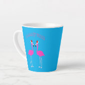 Kerst Lesbian Flamingos Flamingo Belles Latte Mok (Linkerhoek)