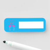 Kerst Lesbian Flamingos Flamingo Belles Naamplaatje (In situ)