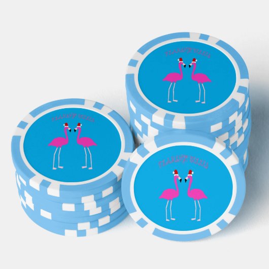 Kerst Lesbian Flamingos Flamingo Belles Poker Chips (Opstapeling)