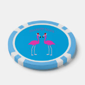 Kerst Lesbian Flamingos Flamingo Belles Poker Chips (Enkel)