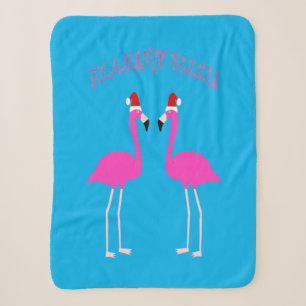 Kerst Lesbian Flamingos Flamingo Belles Sherpa Deken