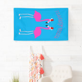 Kerst Lesbian Flamingos Flamingo Belles Spandoek (Insitu)