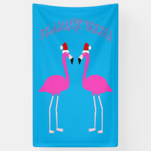Kerst Lesbian Flamingos Flamingo Belles Spandoek