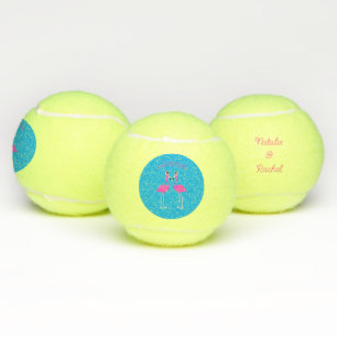 Kerst Lesbian Flamingos Flamingo Belles Tennisballen