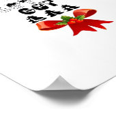 Kerst Let's Get Lit Classic Poster (Hoek)