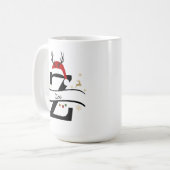 Kerst Letter Z Alfabet Koffiemok (Voorkant links)