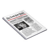 Kerst Leuk Krant Noorderpool Notitieboek (Rechterzijde)