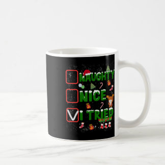 Kerst Leuk Naughty Ik heb geprobeerd Grappige kers Koffiemok