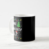 Kerst Leuk Stout 67 Brainrot Grappig 6-7 Meme  Koffiemok (Voorkant links)