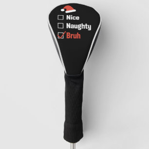 Kerst Leuk Stout Broer Grappige Kerstlijst Golfheadcover