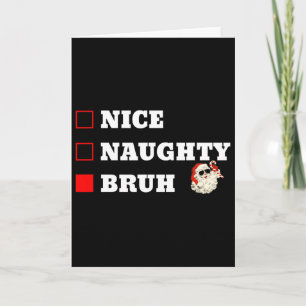 Kerst Leuk Stout Broer Grappige Kerstlijst Kaart
