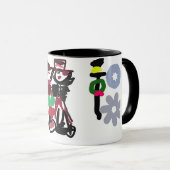 Kerst leuk wandelen mok (Voorkant rechts)