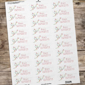 Kerst Leuke grillige kleurrijke String Lights Etiket