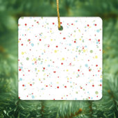 Kerst Leuke Roze Flamingo Vakantie Lichten Keramisch Ornament