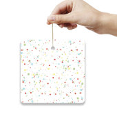 Kerst Leuke Roze Flamingo Vakantie Lichten Keramisch Ornament