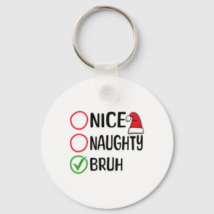 Kerst Leuke Stoute Bruh Kerst Kerstlijst Sa Sleutelhanger