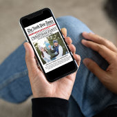 Kerst Leuke Vakantie Party Krant QR Code Kaart