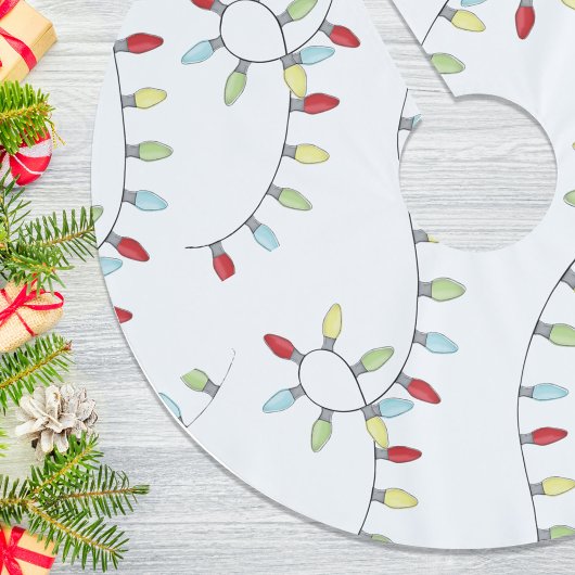 Kerst Leuke Whimsical Lights Leuke Typografie Kerstboom Rok