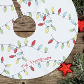 Kerst Leuke Whimsical Lights Leuke Typografie Kerstboom Rok