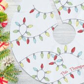 Kerst Leuke Whimsical Lights Leuke Typografie Kerstboom Rok