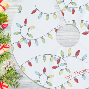 Kerst Leuke Whimsical Lights Leuke Typografie Kerstboom Rok