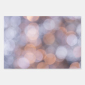 Kerst Licht Bokeh Bubbles Wrap Craft Paper (Voorkant 2)