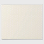 Kerst licht crème witte sneeuwvlokken schattig cadeaupapier (Vlak)