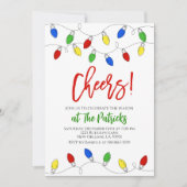 Kerst Licht Feest Uitnodiging (Voorkant)