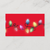Kerst Licht installatie Visitekaartjes (Achterkant)