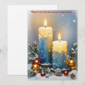 Kerst Licht van Duidelijkheid en Visie: Groet Feestdagenkaart (Voorkant / Achterkant)