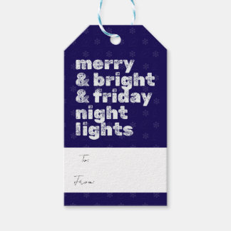 Kerst & Licht & Vrijdagavond Licht Tag Cadeaulabel