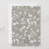 Kerst Lichten Getrouwd Kerst Pas getrouwd Foto Feestdagenkaart (Achterkant)