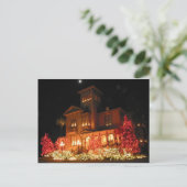 Kerst Lichten Huis Feestdagenkaart (Staand voorkant)