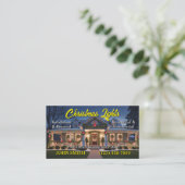 Kerst Lichten Installatie Visitekaartjes (Staand voorkant)