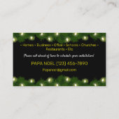 Kerst Lichten Installatie Visitekaartjes (Achterkant)