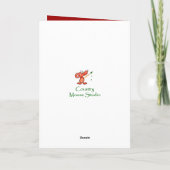 Kerst, lied, hymne Wij Drie Koningen, Feestdagen Kaart (Achterkant)